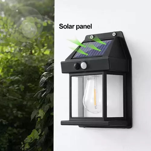 Farol Solar De Pared Con Sensor de Movimiento