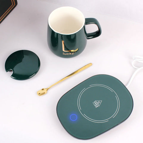 Chor ™ Set Taza con Portavaso Calentador Eléctrico Inteligente