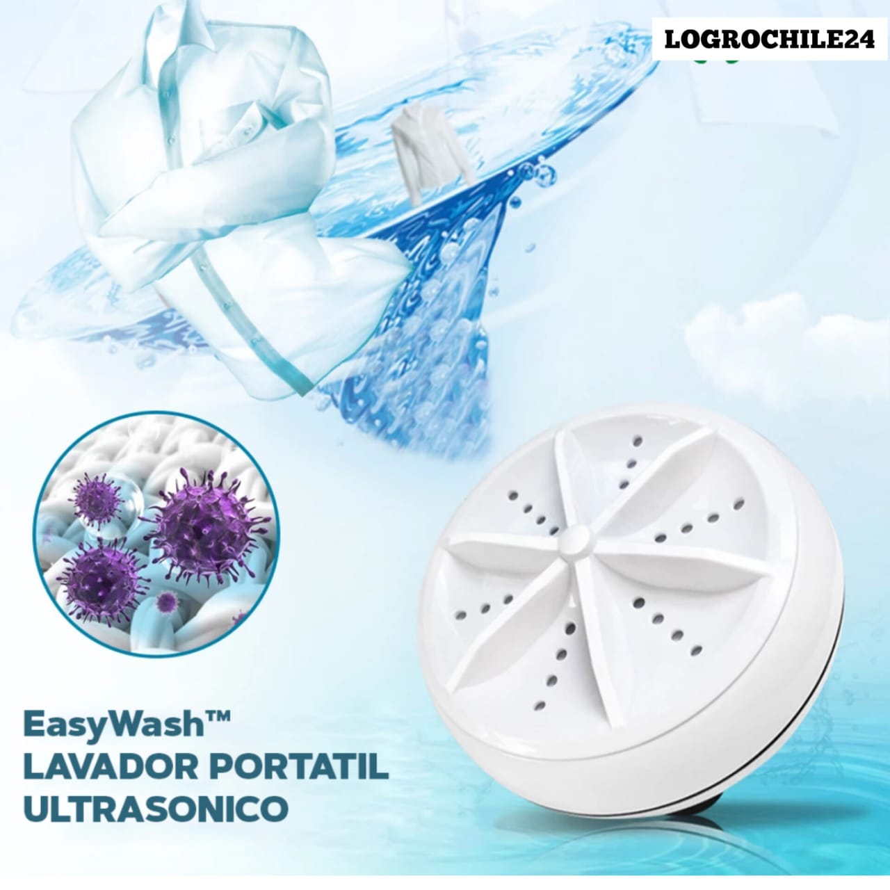 Lavadora Portátil y Lavavajilla Ultrasónica - Wash™